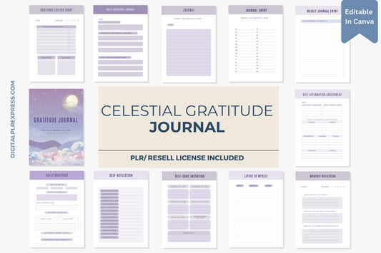 Celestial Gratitude Journal